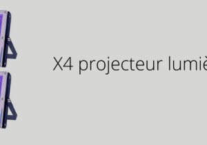 Projecteur LED Lumière Noire x4